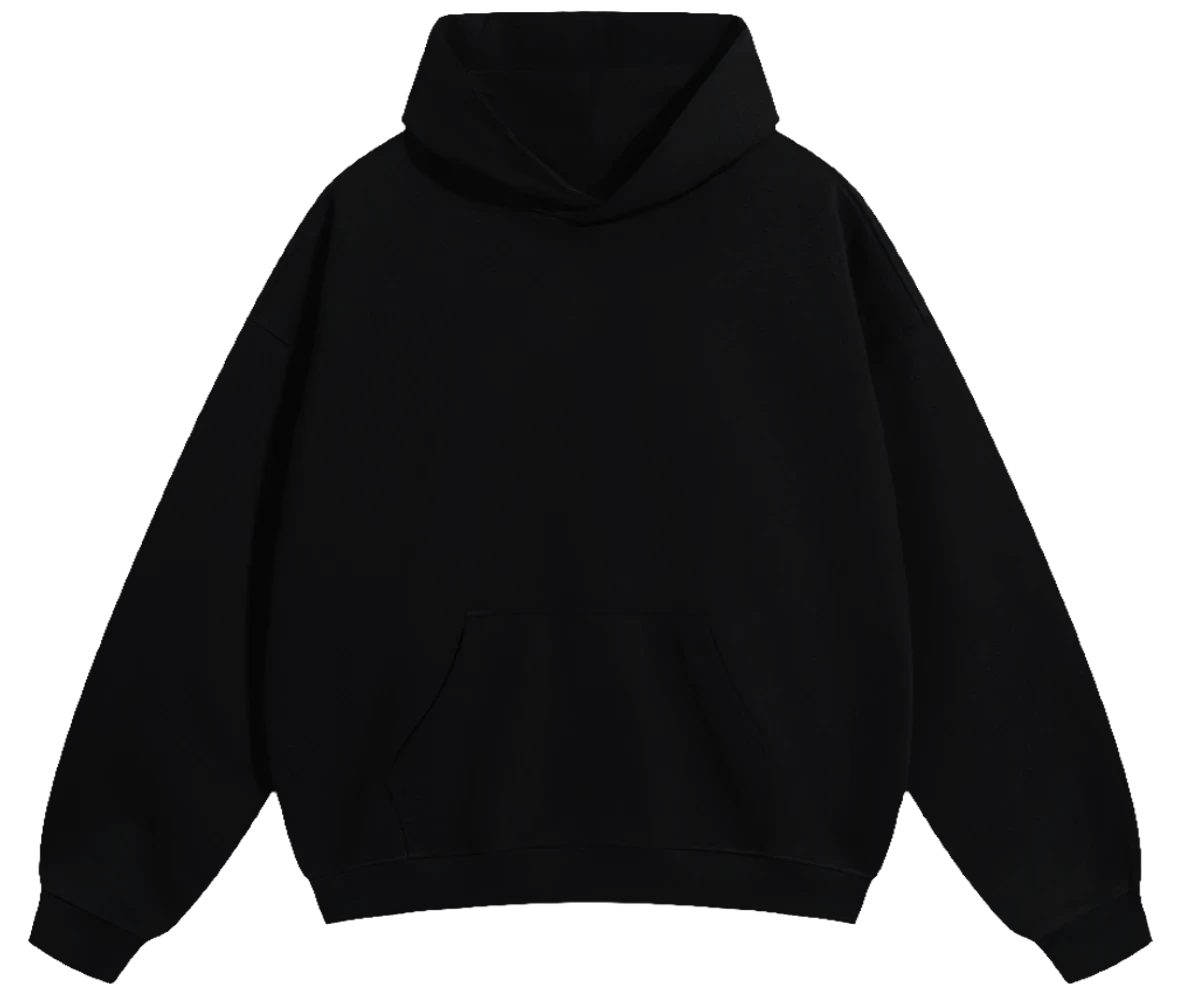 Polerón POPE negro sin diseño